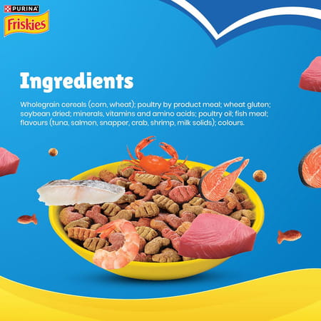 Purina Friskies Seafood Sensations Adult Dry Cat Food | 6kg