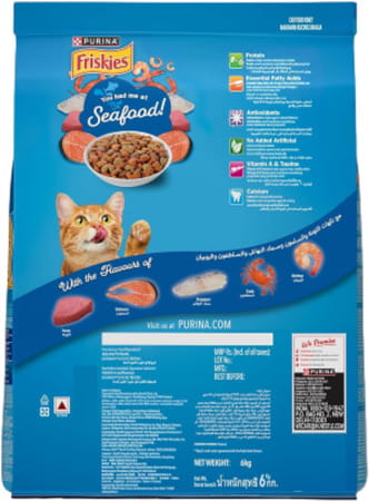 Purina Friskies Seafood Sensations Adult Dry Cat Food | 6kg