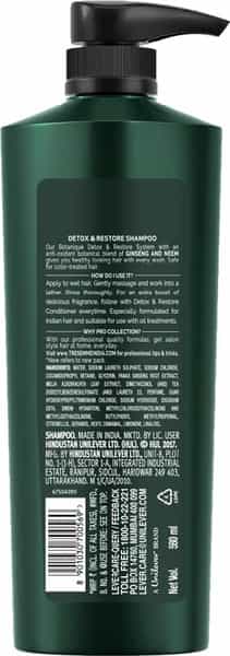 Tresemme Detox & Restore Shampoo-580 Ml