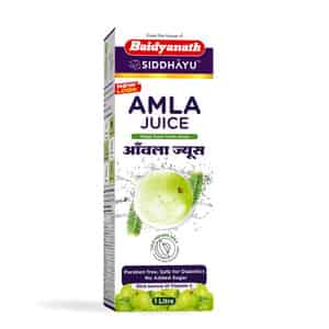 Baidyanath Asli Ayurved Amla Juice | Rich In Vit-c | Natural Immunity Booster | No Added Sugar | 1l