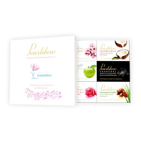 Pearldew Handmade Bathing Bar (75 Gm X 6) | Combo Pack Of 6 (Pack Of 1)