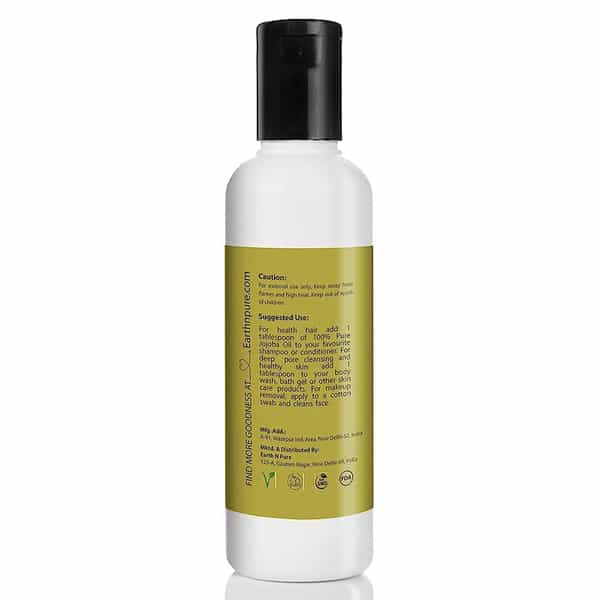 Earth N Pure Jojoba Oil 100% Natural & Therapeutic Grade (200 Ml) (200 Ml)
