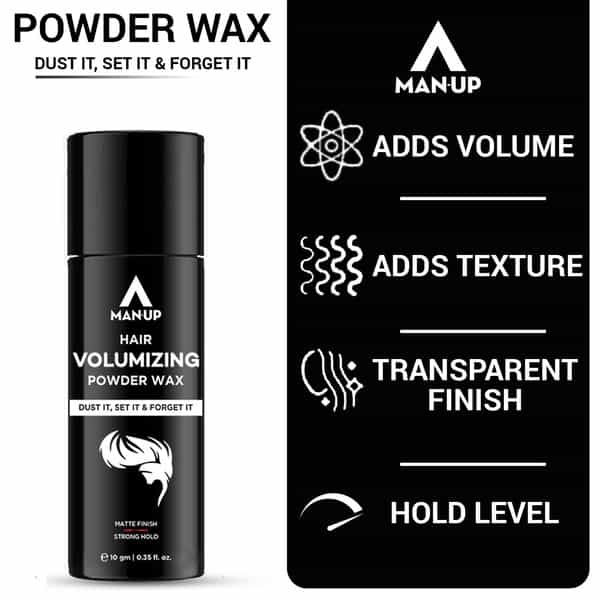 Man-Up Hair Volumizing Powder Wax For Men 10Gm
