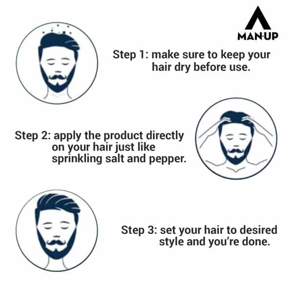 Man-Up Hair Volumizing Powder Wax For Men 10Gm