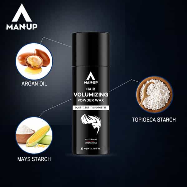 Man-Up Hair Volumizing Powder Wax For Men 10Gm