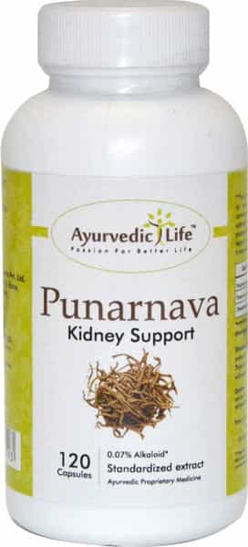 Ayurvedic Life Punarnava 120 Capsules - Pack Of 4 Natural