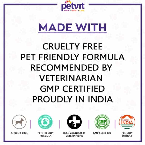 Petvit Ear Cleansing Wipes For Dogs And Cats To Remove Dirt Odors & Wax From Ears - 50 Wipes