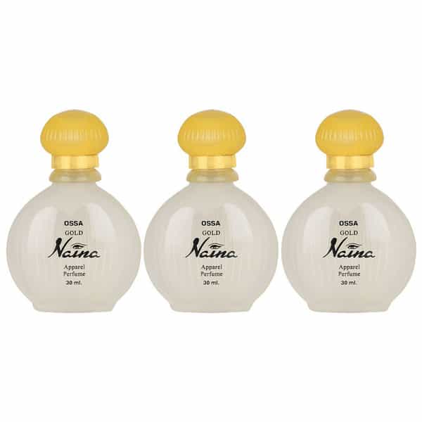 Ossa Gold Naina Apparel Perfume | Lush Musky & Ambery Notes | For Men & Women | 30Ml