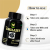 Fij Ayurveda Raw Shilajit/Shilajeet Extract Capsule - 60 Capsules