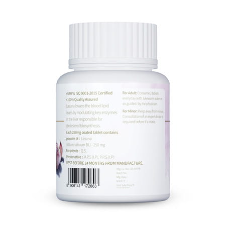 Jeena Sikho Lasuna Tablet | Herbal Heart Wellness Supplement | 60 Tablets