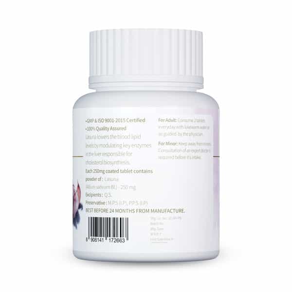 Jeena Sikho Lasuna Tablet | Herbal Heart Wellness Supplement | 60 Tablets