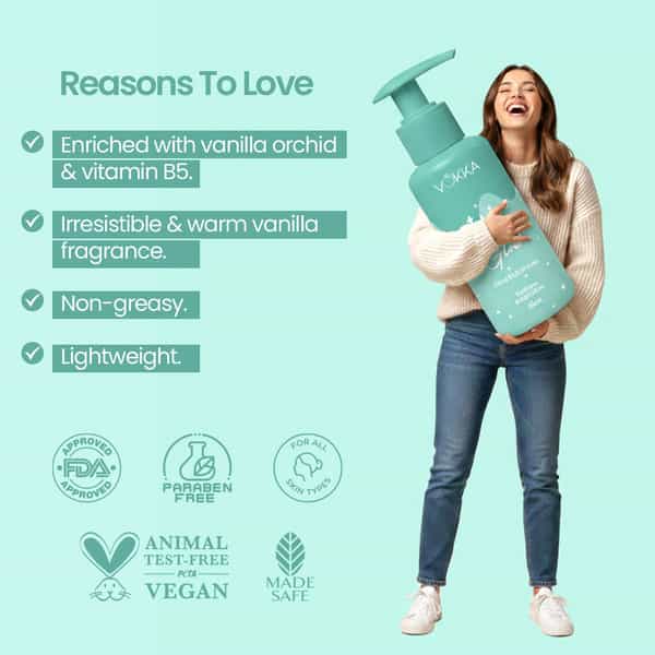 Vokka Glow Perfume Body Lotion 50Ml | Bright Fruity Floral Fragrance