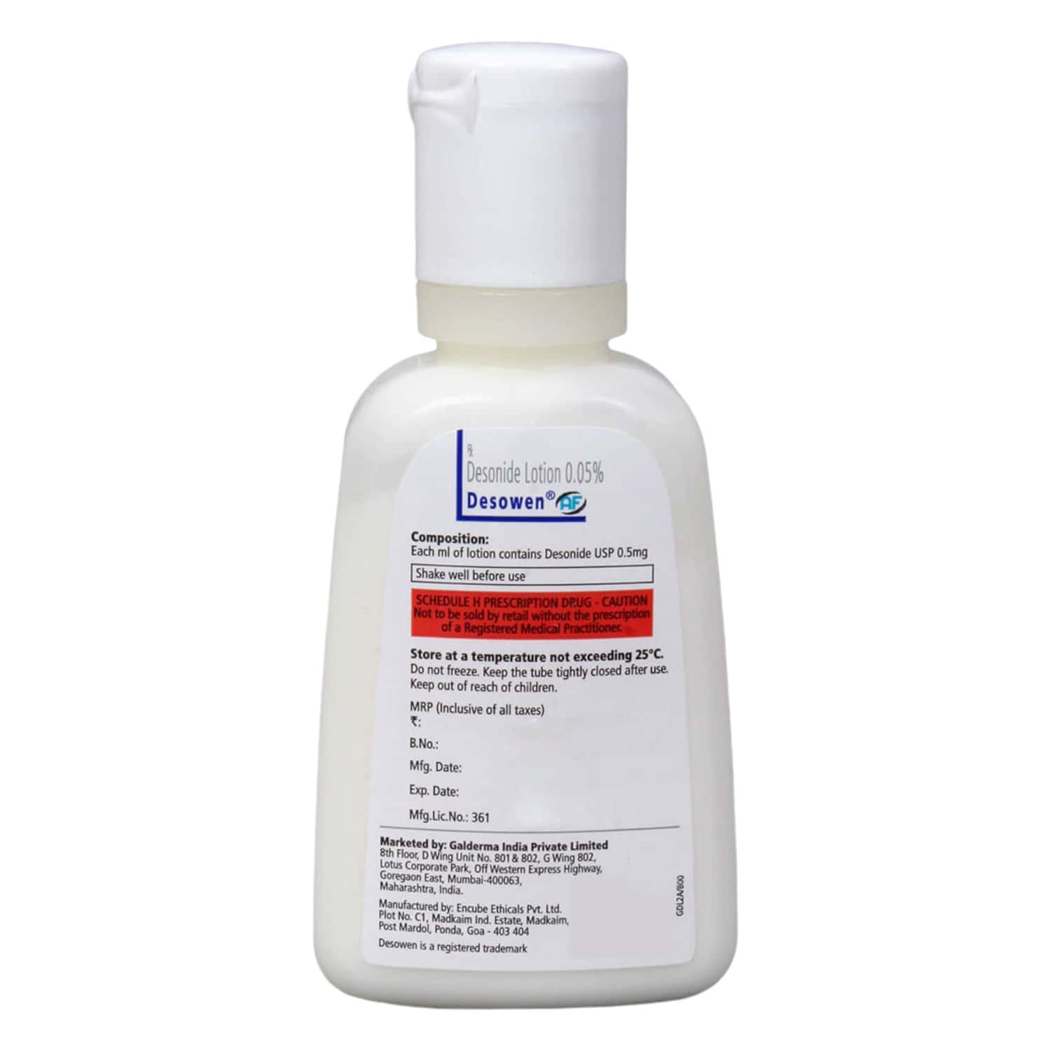 Desowen %W/V Lotion (30): Uses, Side Effects, Price Dosage