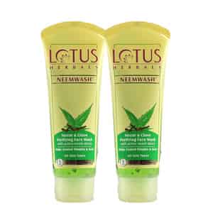 Lotus Herbals Neemwash Neem & Clove Ultra-purifying Face Wash 100g ( Pack Of 2 )