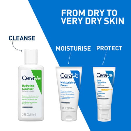 Cerave Moisturizing Cream For Dry To Very Dry Skin - 50ml