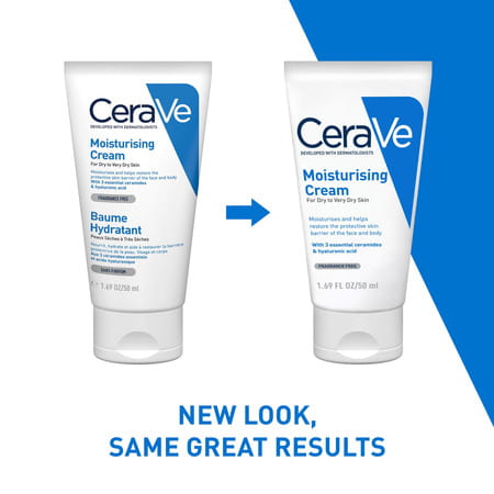 Cerave Moisturizing Cream For Dry To Very Dry Skin - 50ml