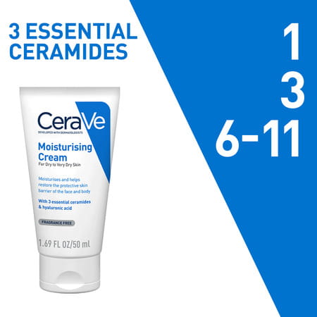 Cerave Moisturizing Cream For Dry To Very Dry Skin - 50ml