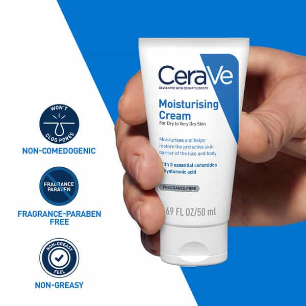 Cerave Moisturizing Cream For Dry To Very Dry Skin - 50Ml