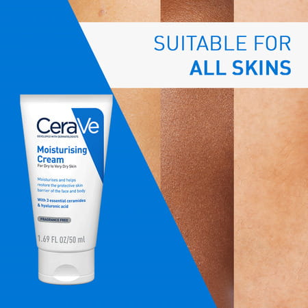 Cerave Moisturizing Cream For Dry To Very Dry Skin - 50ml