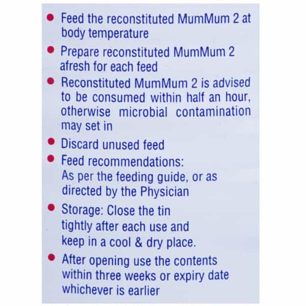 Mummum 2 Tin Of 400Gm Oral Powder