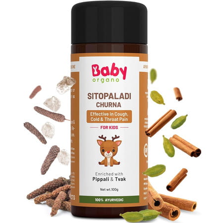 Babyorgano Sitopaladi Churna 100g - Ayurvedic Remedy