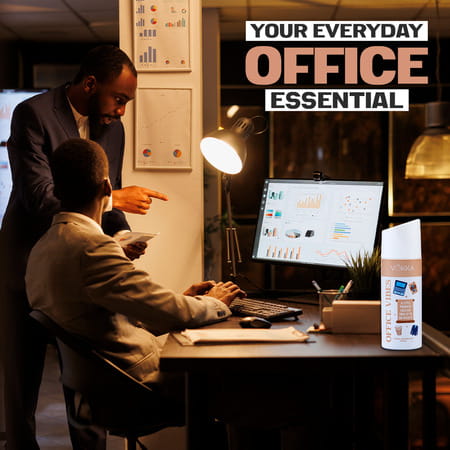 Vokka Office Vibes Deodorant Body Spray For Men & Women 150ml | Daily Use Unisex Long Lasting Deo