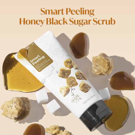 The Face Shop Smart Peeling Honey Black Sugar Scrub