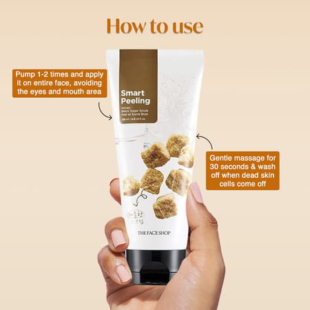 The Face Shop Smart Peeling Honey Black Sugar Scrub