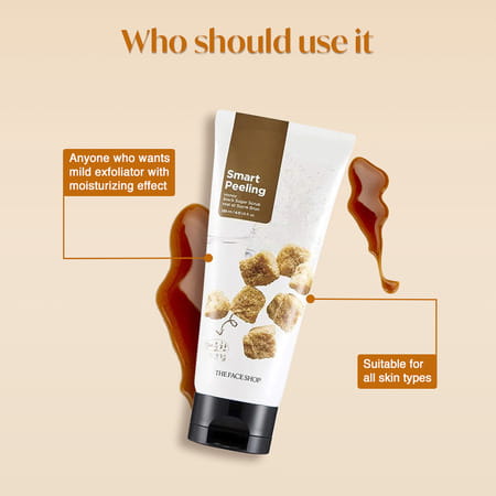 The Face Shop Smart Peeling Honey Black Sugar Scrub