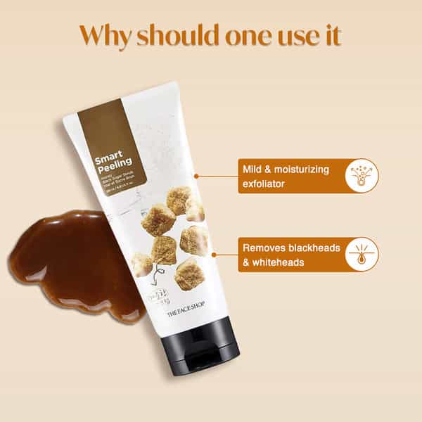 The Face Shop Smart Peeling Honey Black Sugar Scrub