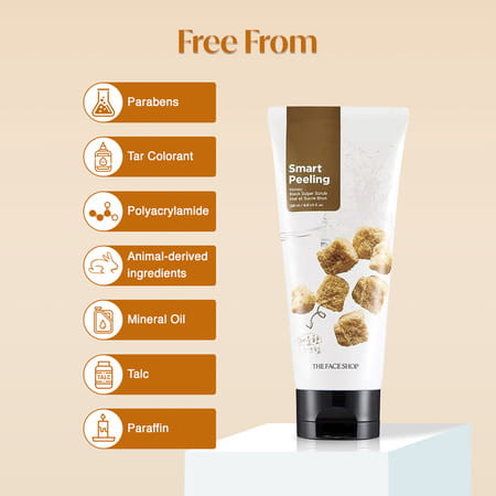 The Face Shop Smart Peeling Honey Black Sugar Scrub