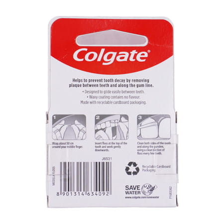 Colgate Total Waxed 50 M Dental Floss 1 No'S