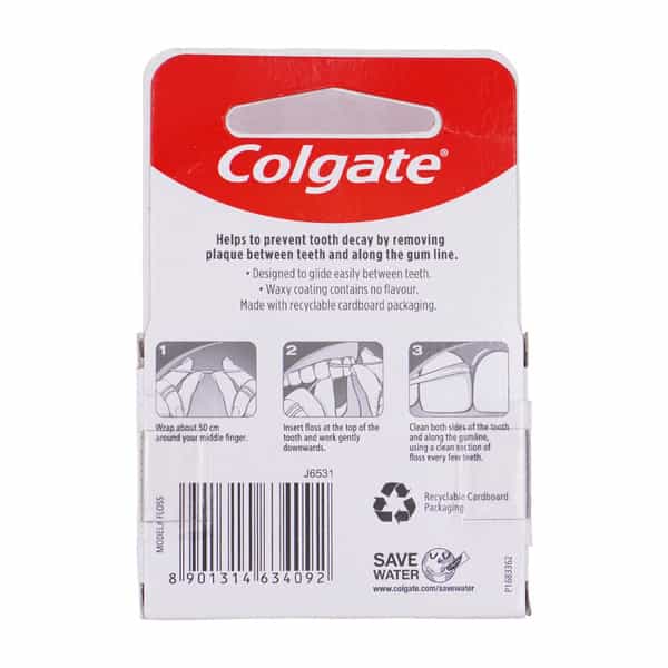 Colgate Total | Waxed 50M Dental Floss | 1 Unit