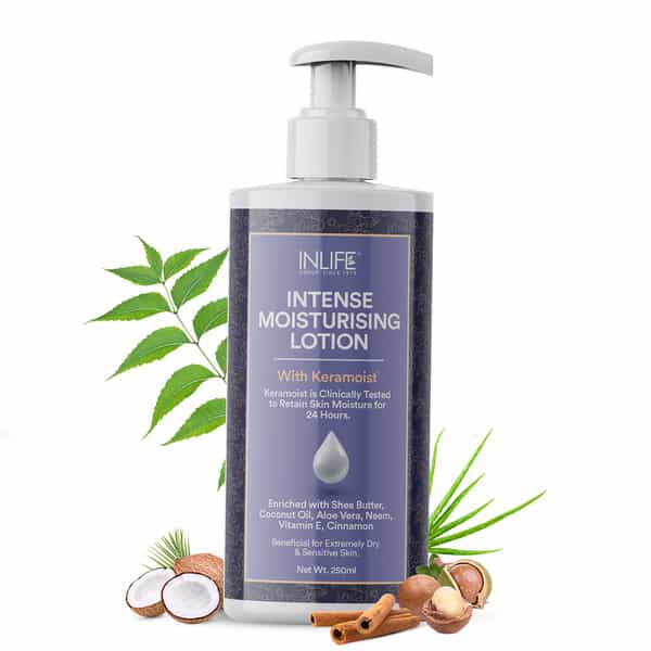 Inlife Intense Moisturizing Lotion For Face Very Dry Skin And Body Ultra Hydrating Moisturizer-250Ml