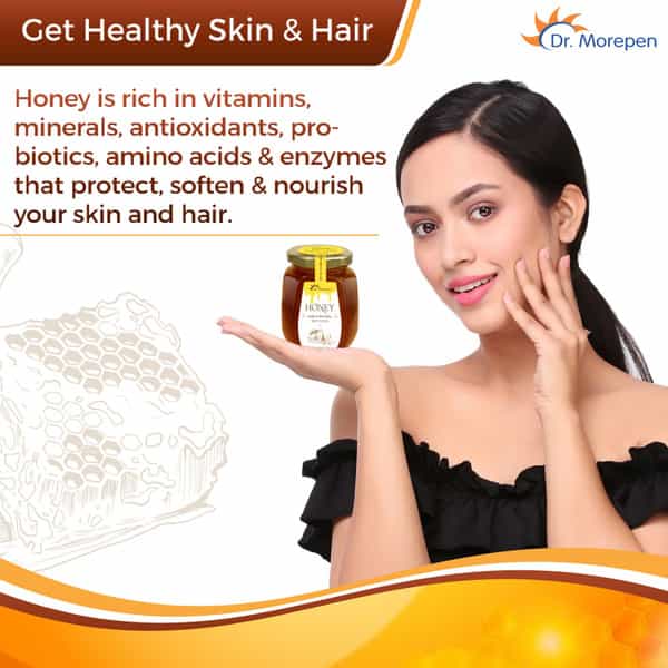 Dr. Morepen Natural Nmr Tested Honey- 250Ml & Tulsi Drop For Immunity - 30Ml- Natural Immunity Kit