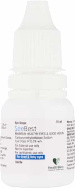 Healthbest Seebest Eye Drops|Tired & Itchy Eyes|Maintain Healthy Eyes & Good Vision|(2X 10Ml)