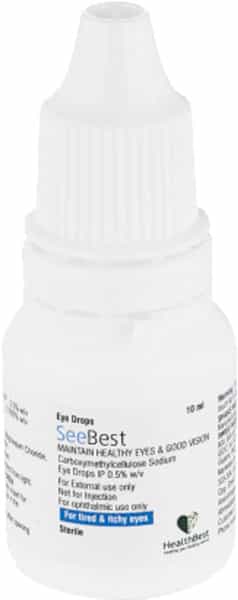 Healthbest Seebest Eye Drops|Tired & Itchy Eyes|Maintain Healthy Eyes & Good Vision|(2X 10Ml)