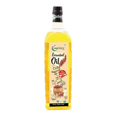 Nutriorg Certified Organic Groundnut Oil 1000ml