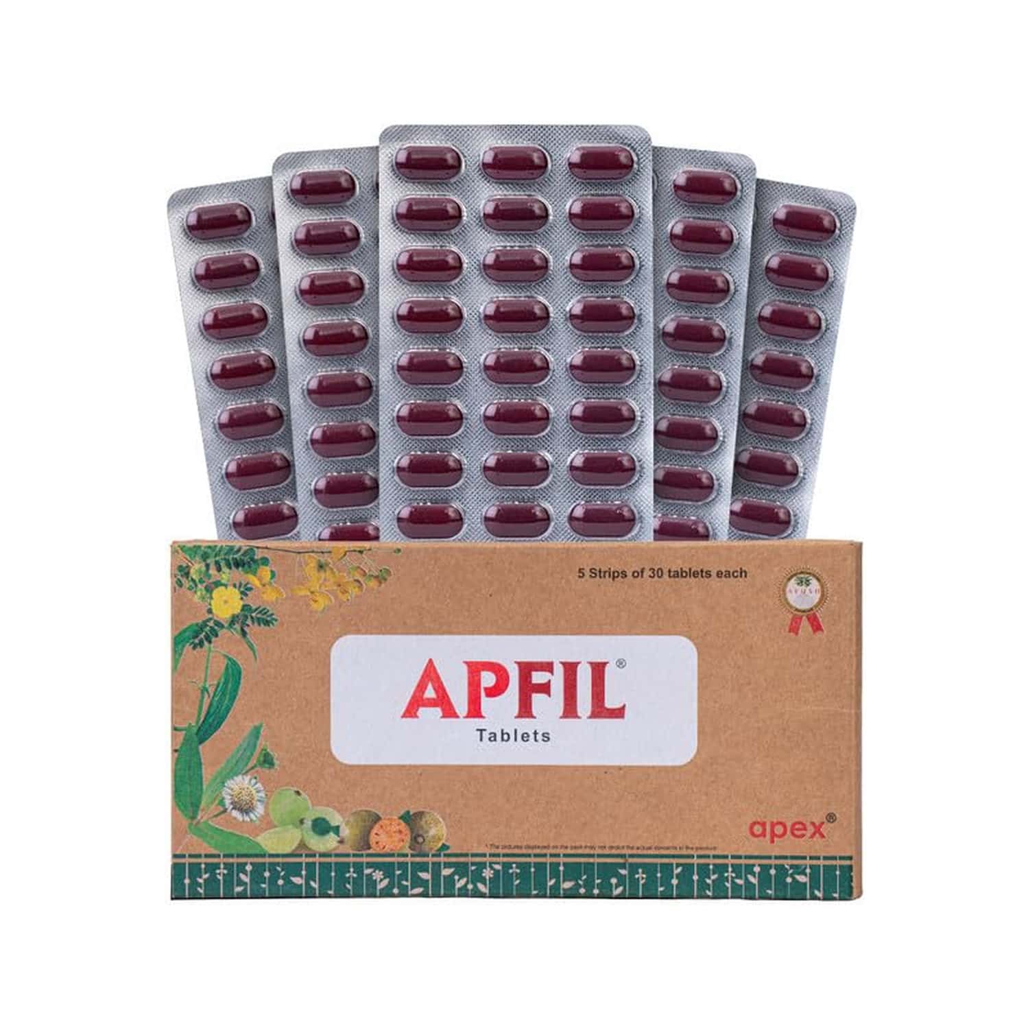 Green Milk Apfil | Ayurvedic Liver Support & Detox | Healthy Digestion & Cleansing | 5 X 30 Tablets