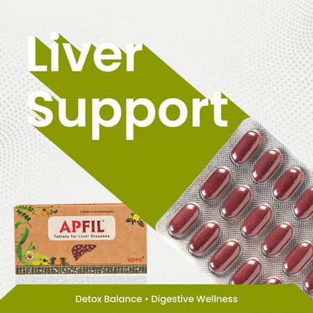 Green Milk Apfil | Ayurvedic Liver Support & Detox | Healthy Digestion & Cleansing | 5 X 30 Tablets