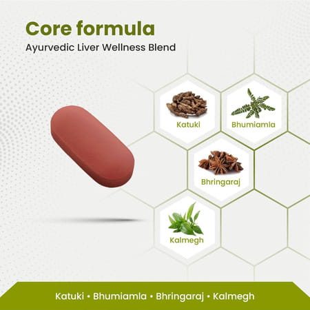 Green Milk Apfil | Ayurvedic Liver Support & Detox | Healthy Digestion & Cleansing | 5 X 30 Tablets