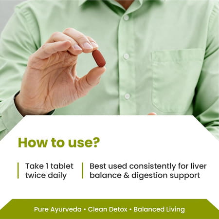 Green Milk Apfil | Ayurvedic Liver Support & Detox | Healthy Digestion & Cleansing | 5 X 30 Tablets