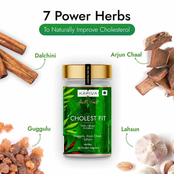 Kapiva Health Foods Cholest Fit Capsules 60