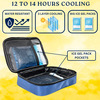 Outer Woods Insulin Cooler Bag Plus With 2 Ice Gel Packs | 12+ Hrs Cooling | Insulin Carrier - Navy