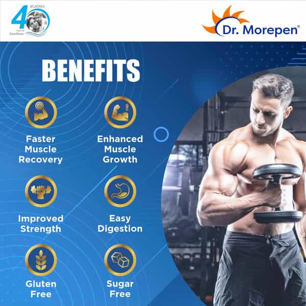 Dr. Morepen Muscle Food Whey Chocolate Marvel 1.81Kg
