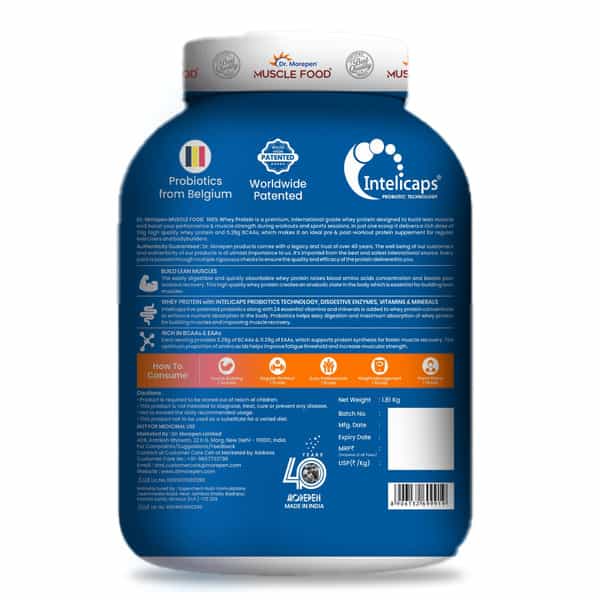 Dr. Morepen Muscle Food Whey Chocolate Marvel 1.81Kg