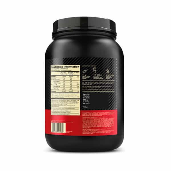 Optimum Nutrition (On) Gold Standard 100% Whey Protein Powder 2 Lb | 907G (Alphonso Mango)