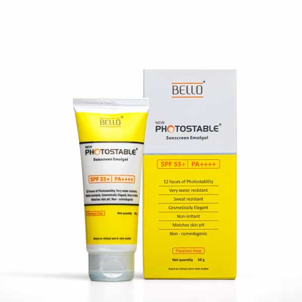 New Photostable Spf55+ Sunscreen Emulgel 50G