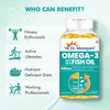 Dr. Morepen Omega 3 Deep Sea Fish Oil | 500 Mg Capsules | 60 Softgel Capsules