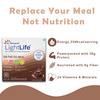 Dr. Morepen Lightlife On-The-Go Meal | Weight Management | Chicolate | Sachet | 5 No's